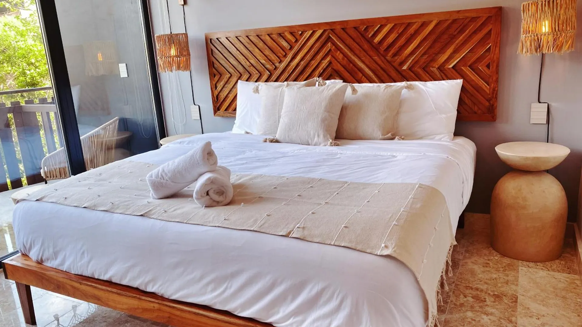 טולום 1-Bd Apt With Ocean View Rooftop Pool
