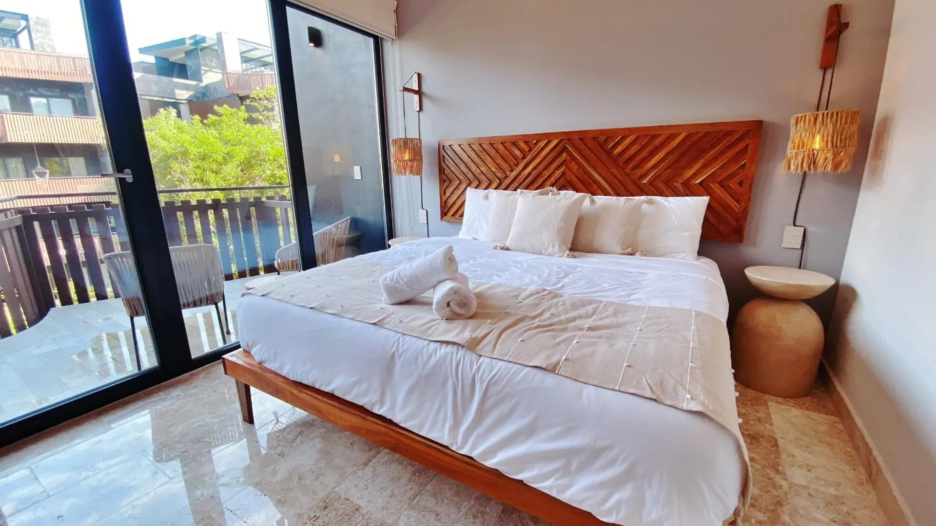 טולום 1-Bd Apt With Ocean View Rooftop Pool