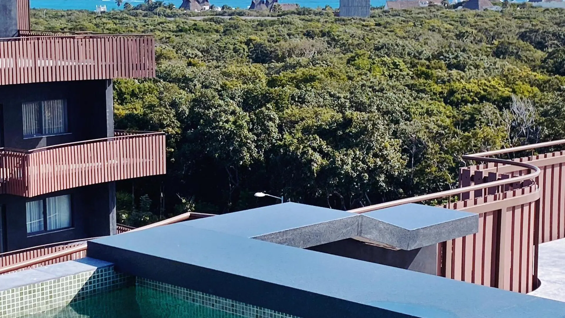 1-Bd Apt With Ocean View Rooftop Pool Tulum Apartmán